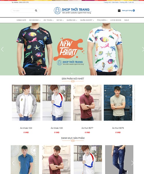 thiet ke website ban hang mau 3