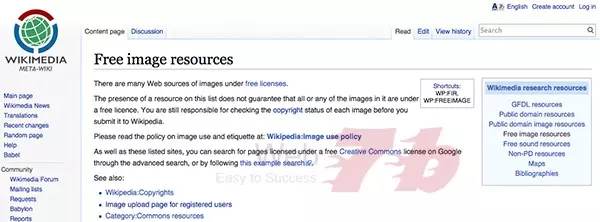 Sử dụng hình ảnh miễn phí trên wikimedia