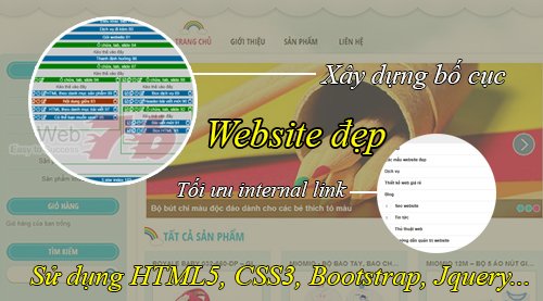 Nhận thiết kế giao diện web đẹp chuẩn HTML5 và CSS3