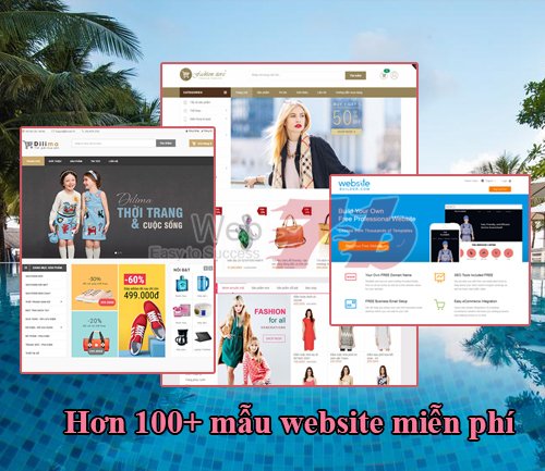 Kho giao diện website miễn phí đẹp cho bán hàng online