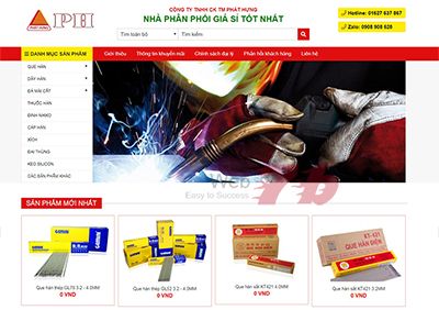 Website công ty Que hàn Phát Hưng
