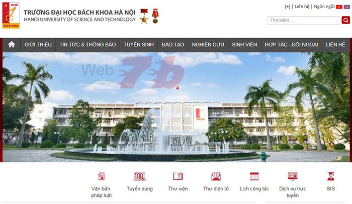 Thiết kế website giáo dục, trường học, trung tâm ngoại ngữ