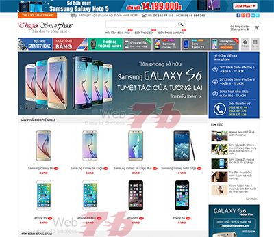 Mẫu website đồ dùng công nghệ 2138