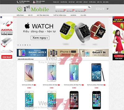 Mẫu website điện thoại di động 2140