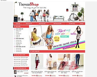 Mẫu website bán thời trang phụ kiện 2144